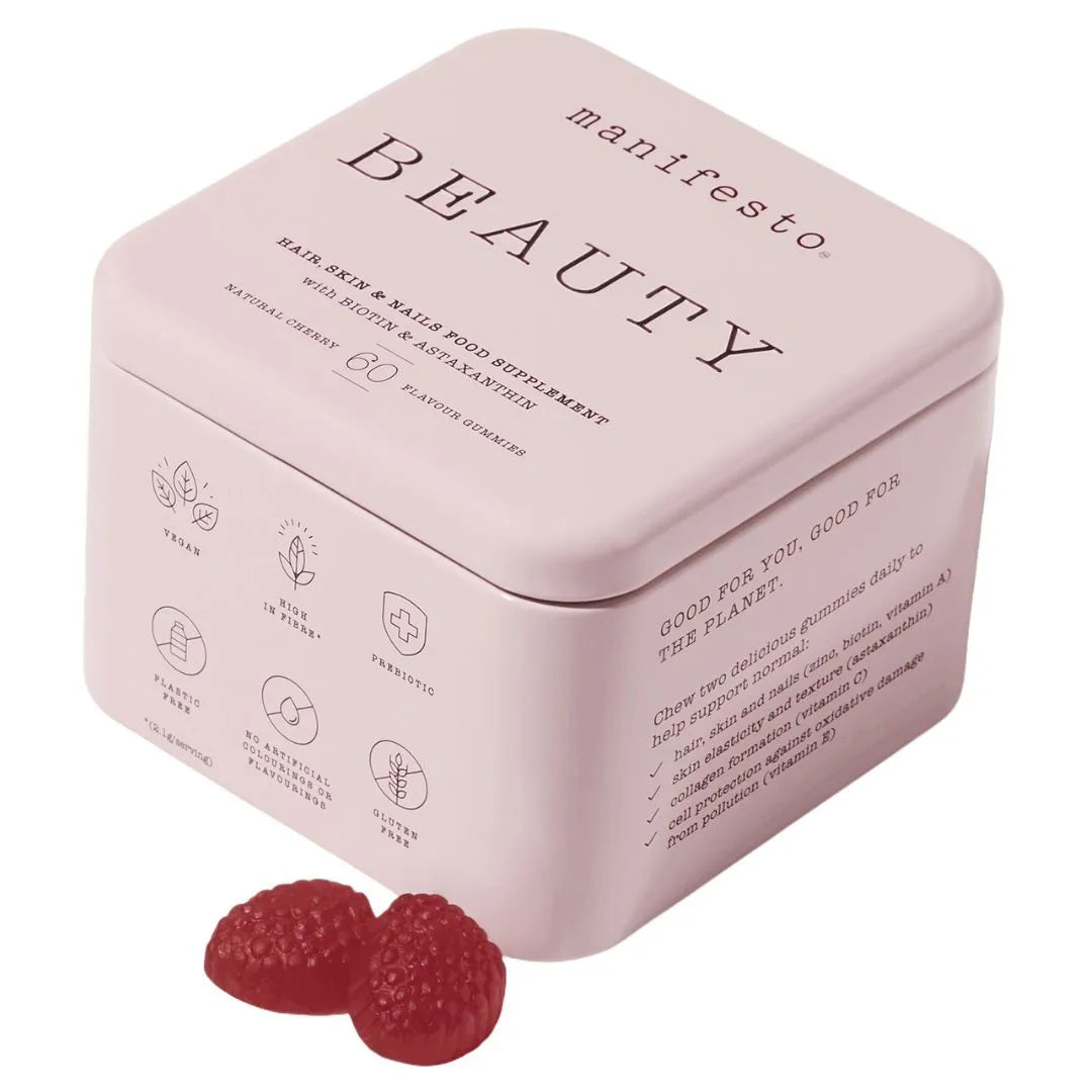 Manifesto Beauty Vitamin Gummies, 30 days