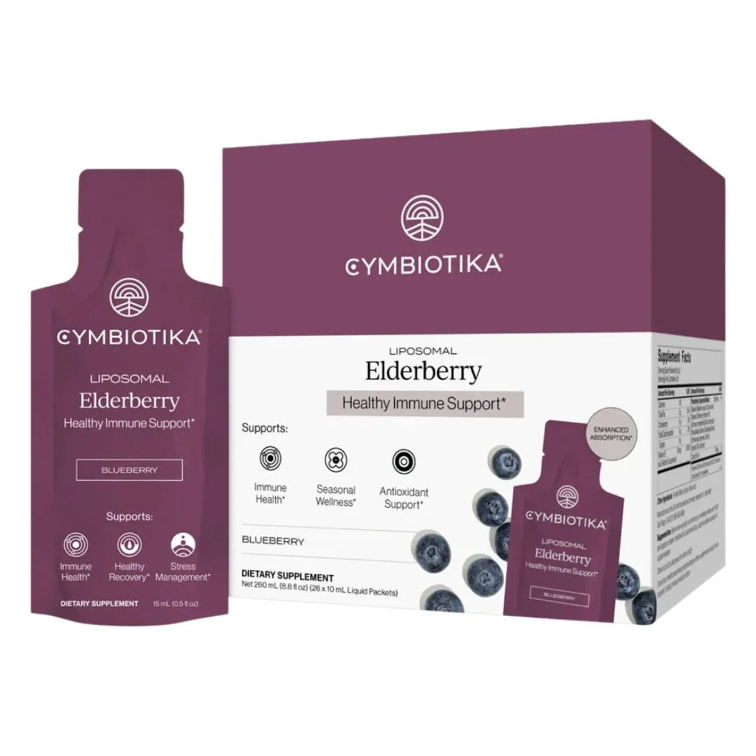 Cymbiotika Liposomal Vitamin C Immune support, Elderberry