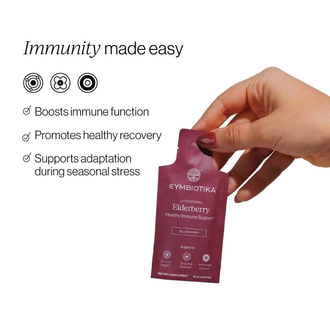 Cymbiotika Liposomal Vitamin C Immune support, Elderberry