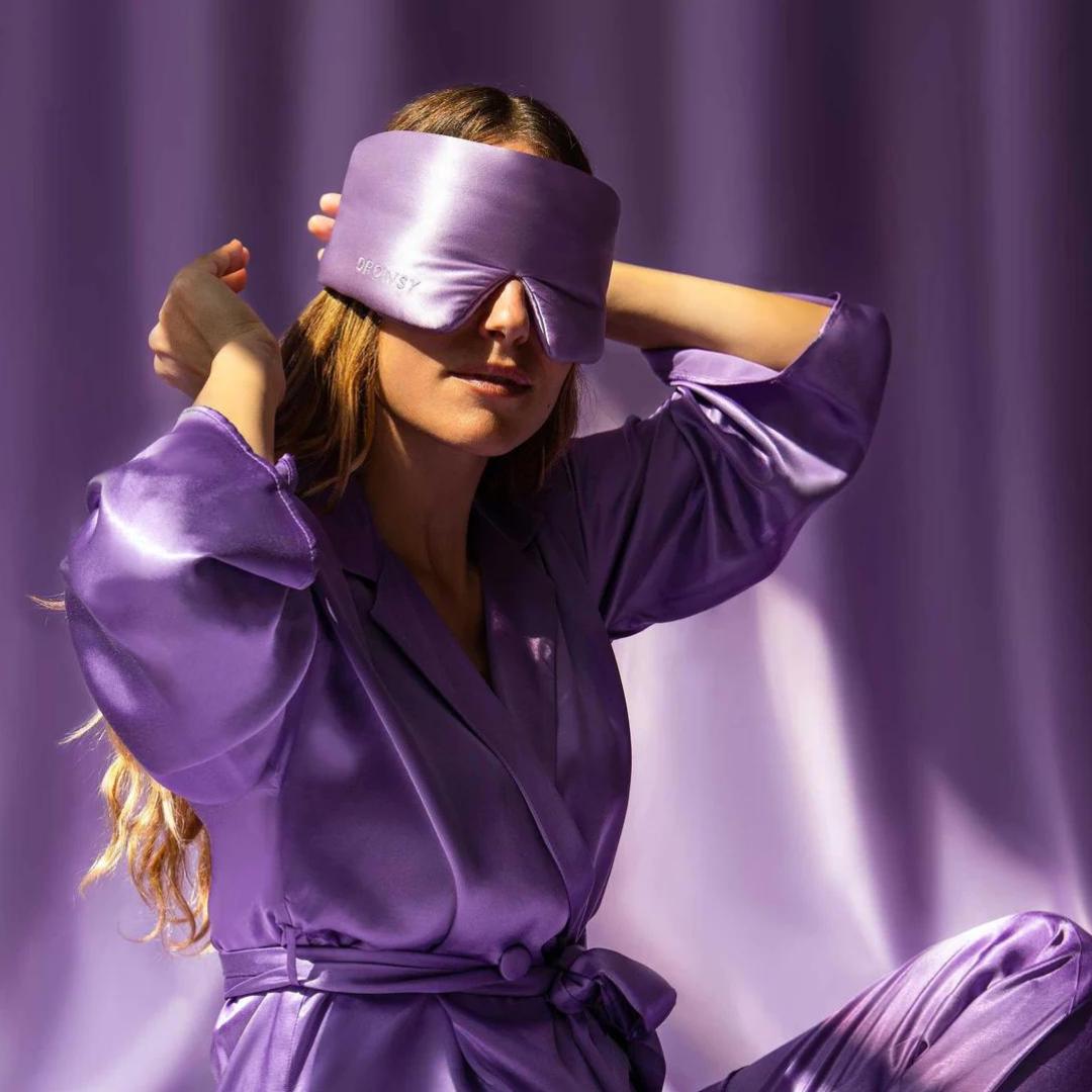 Drowsy Silk Sleep Mask - Lavender Haze