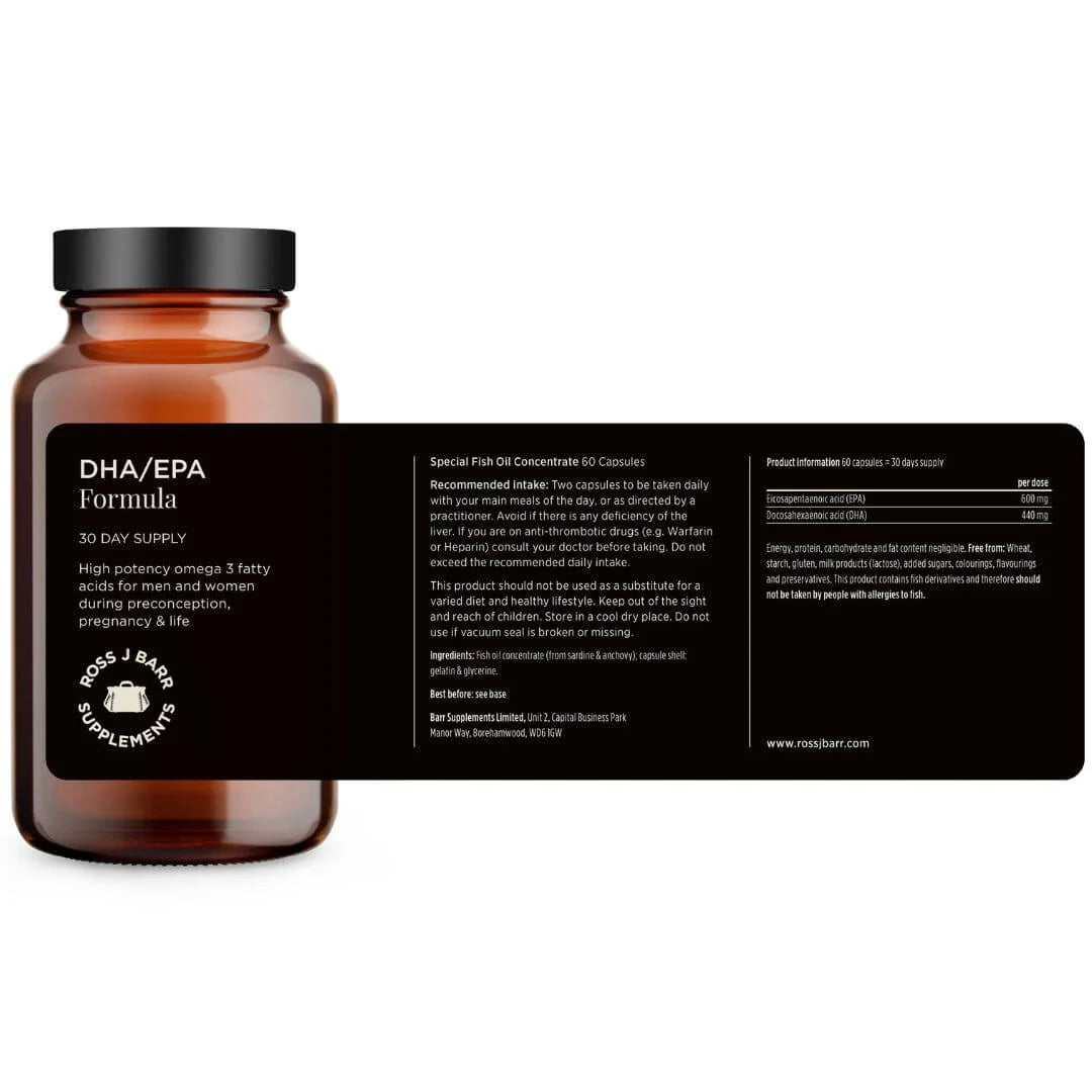 Ross J. Barr Fish Oil DHA / EPA Formula, 60 Tablets