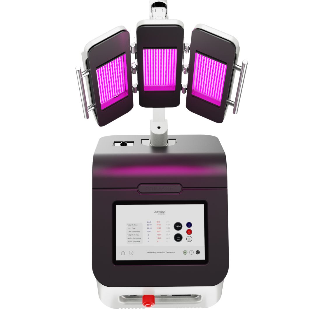 The Compact Lite delivers the most clinically proven wavelengths, backed by science to treat a wide range of conditions for the face, scalp and body.