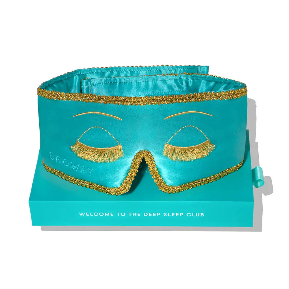 Luxury silk eye mask, Breakfast shade, by Drowsy