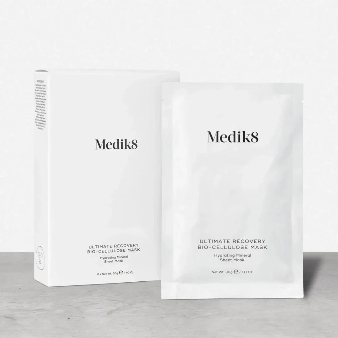 Medik8 Ultimate Recovery Bio-Cellulose Mask, Pack of 6