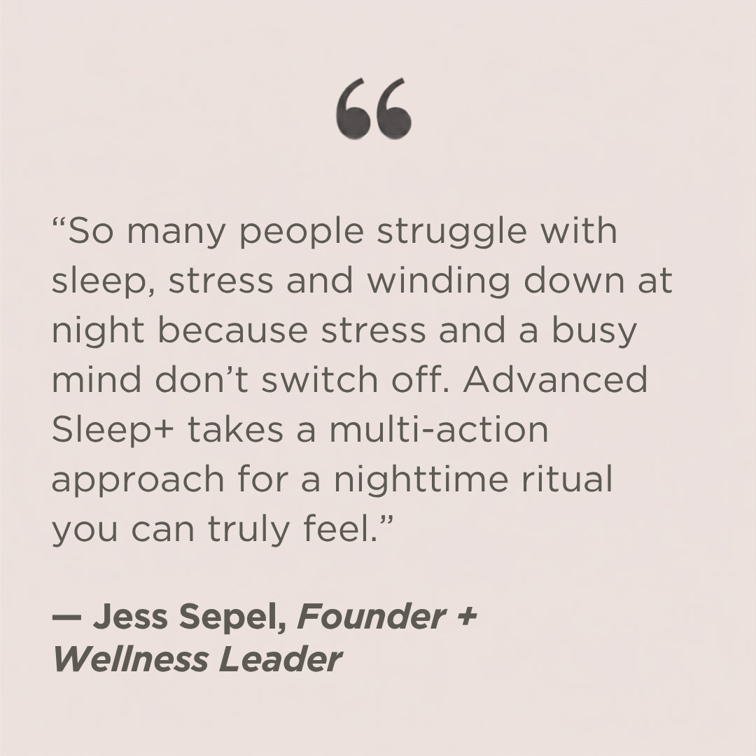 JSHealth Advanced Sleep+ Calm Night Tonic Powder 120g – the JSHealth difference: why choose JSHealth infographic