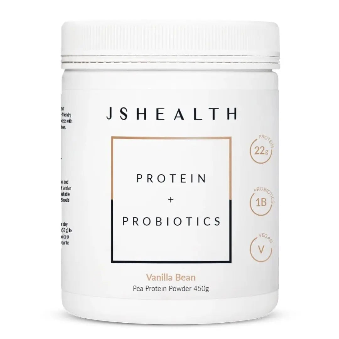 JSHealth Protein + Probiotics - Vanilla Bean, 450g