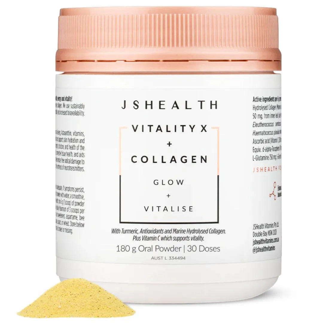 JSHealth Vitality X + Marine Collagen Powder - 180g