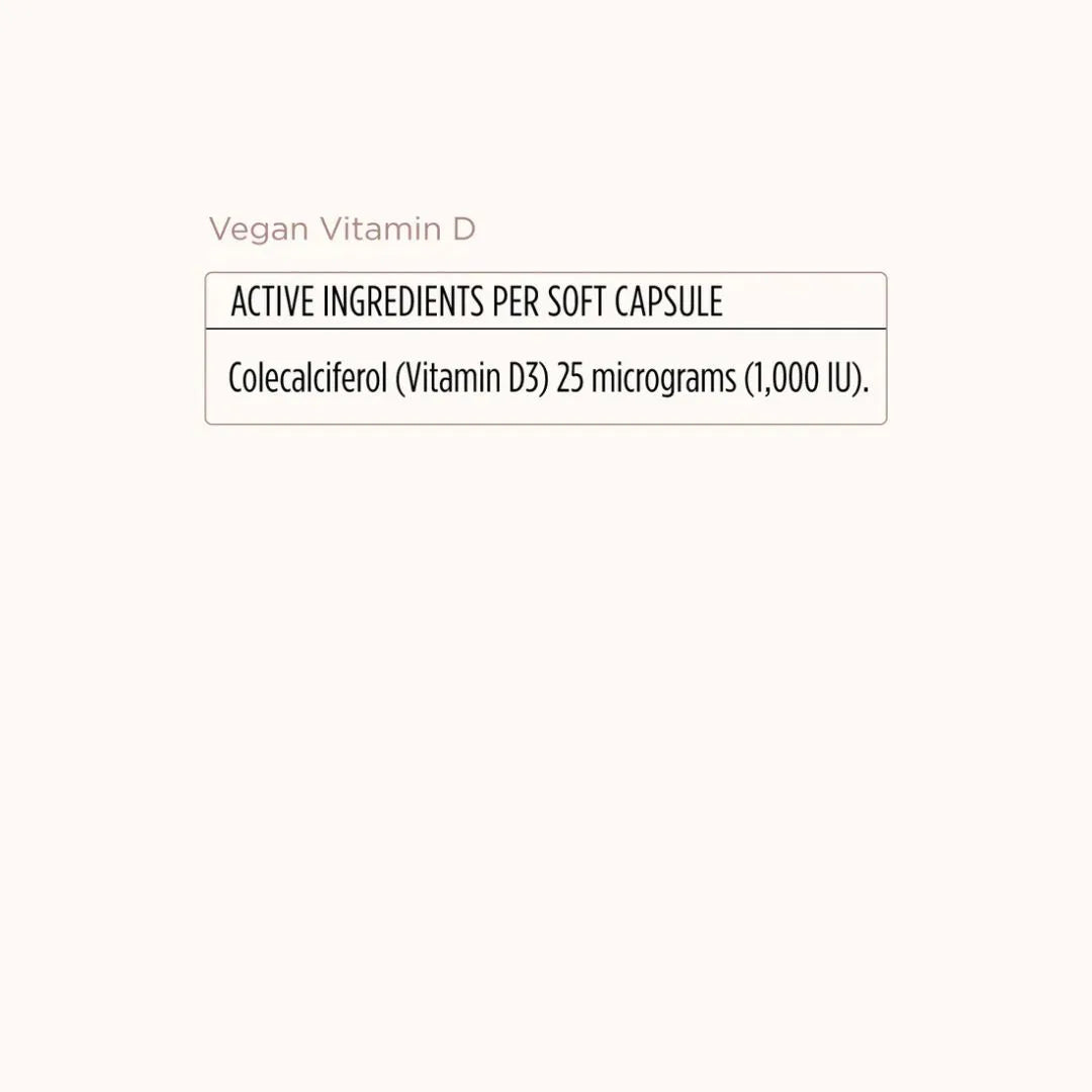 JSHealth Vegan Vitamin D Formula - 1000IU, 60 Capsules