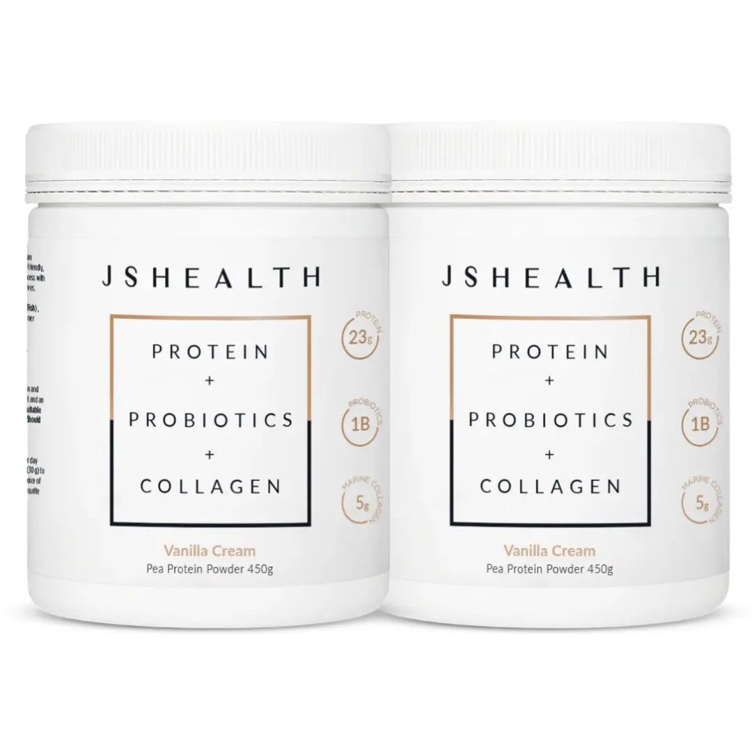 JSHealth Protein + Probiotics + Collagen - Vanilla Cream, 450g