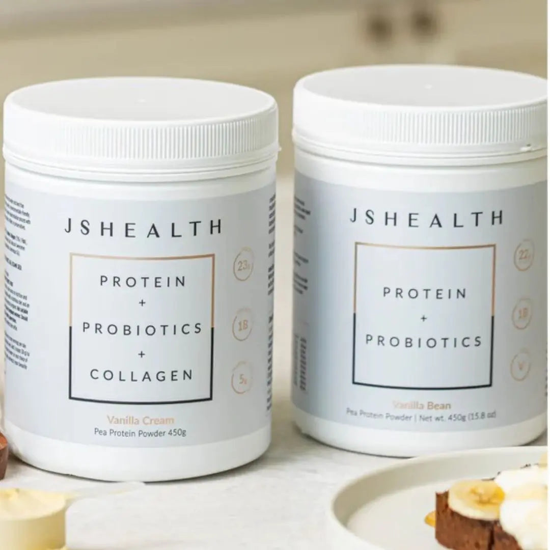 JSHealth Protein + Probiotics + Collagen - Vanilla Cream, 450g