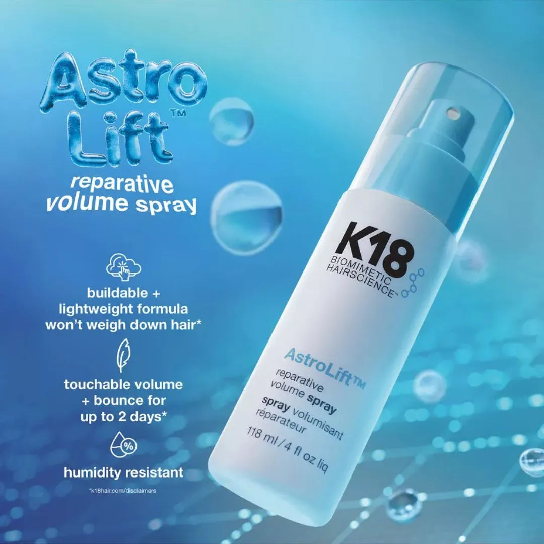 How to use K18 AstroLift Reparative Volume Spray