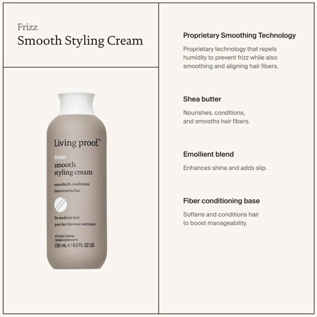 Living Proof No Frizz Extend Kit - Shampoo + Conditioner + Smooth Styling Cream