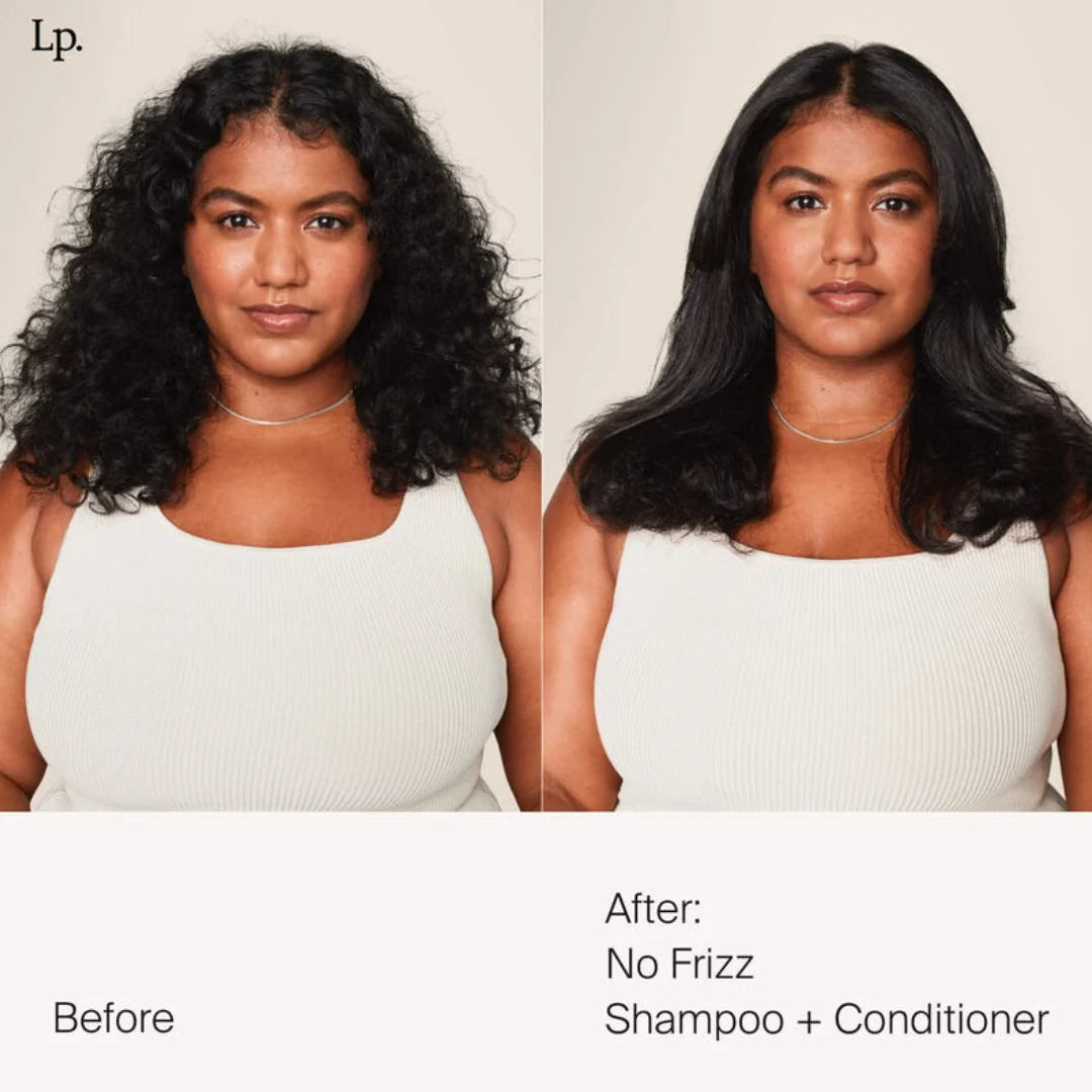 Living Proof No Frizz Conditioner 236ml – verified customer reviews panel on light background