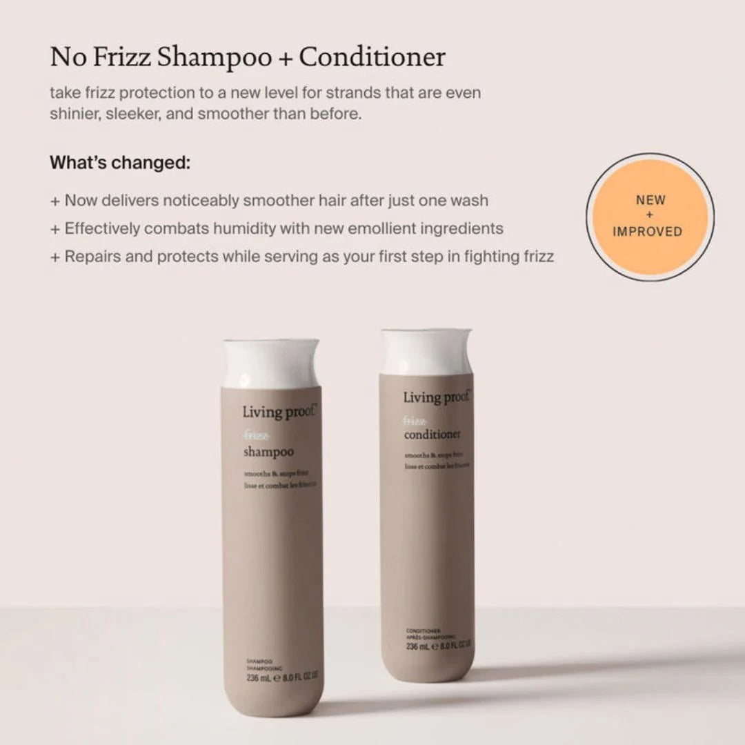 Living Proof No Frizz Extend Kit - Shampoo + Conditioner + Smooth Styling Cream