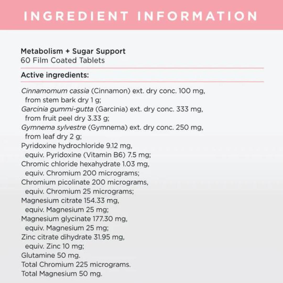 JSHealth Detox + Debloat and Metabolism Sugar Supplement, 60 Tablets x 2