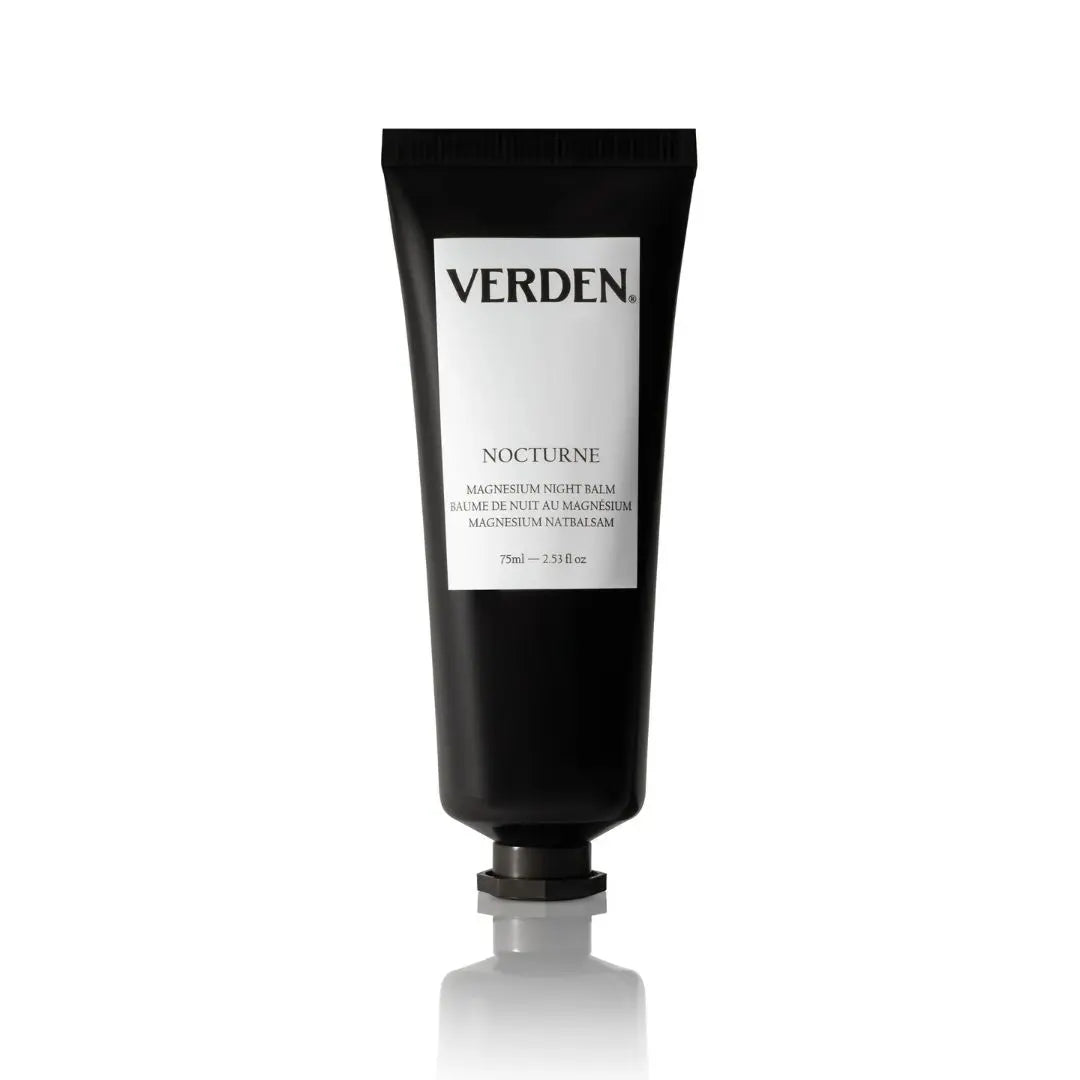 Verden Nocturne Magnesium Night Balm - a soothing body balm with magnesium and aromatic essential oils to relax muscles and promote sleep.