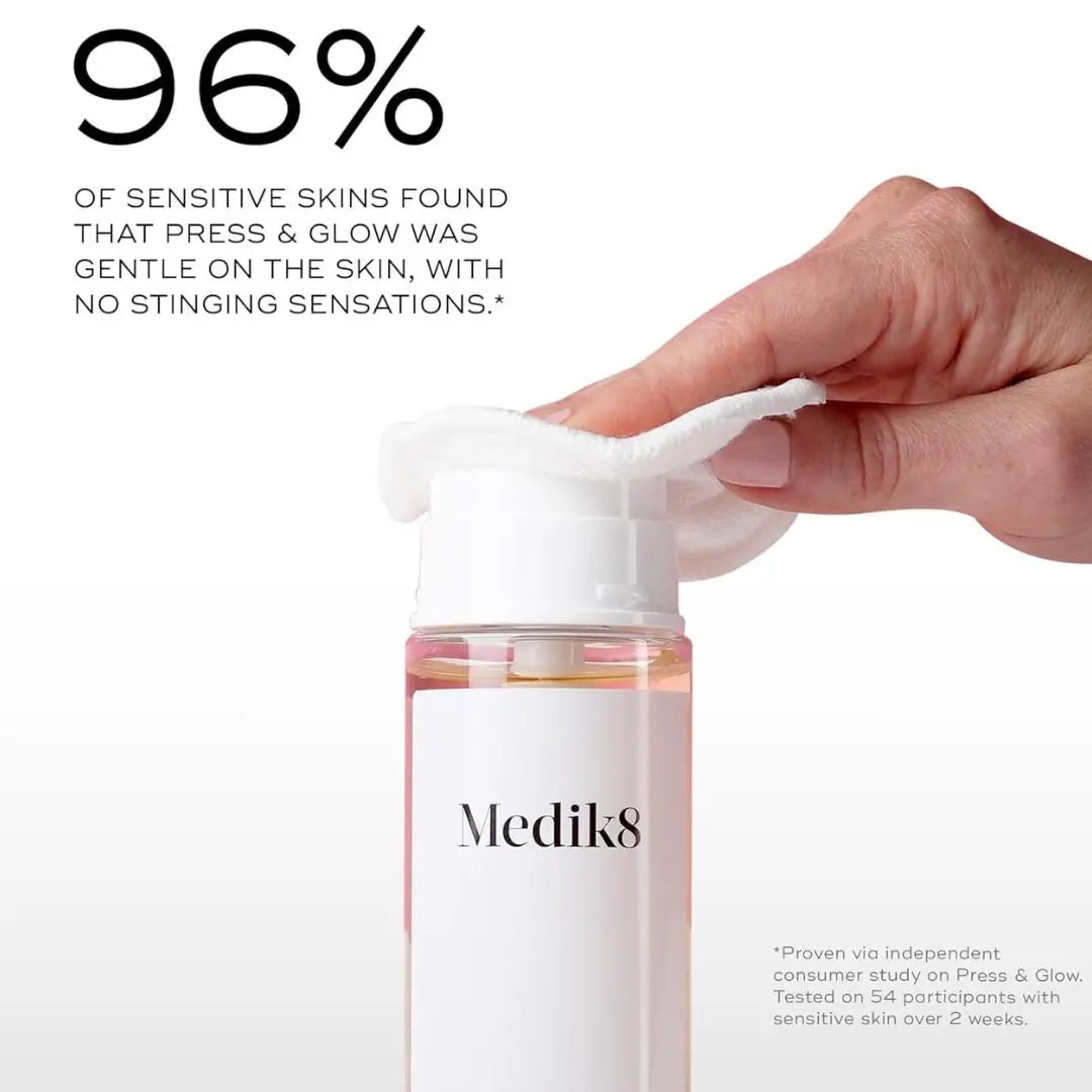 Medik8 Press and Glow Refill- Exfoliating PHA Tonic, 200ml