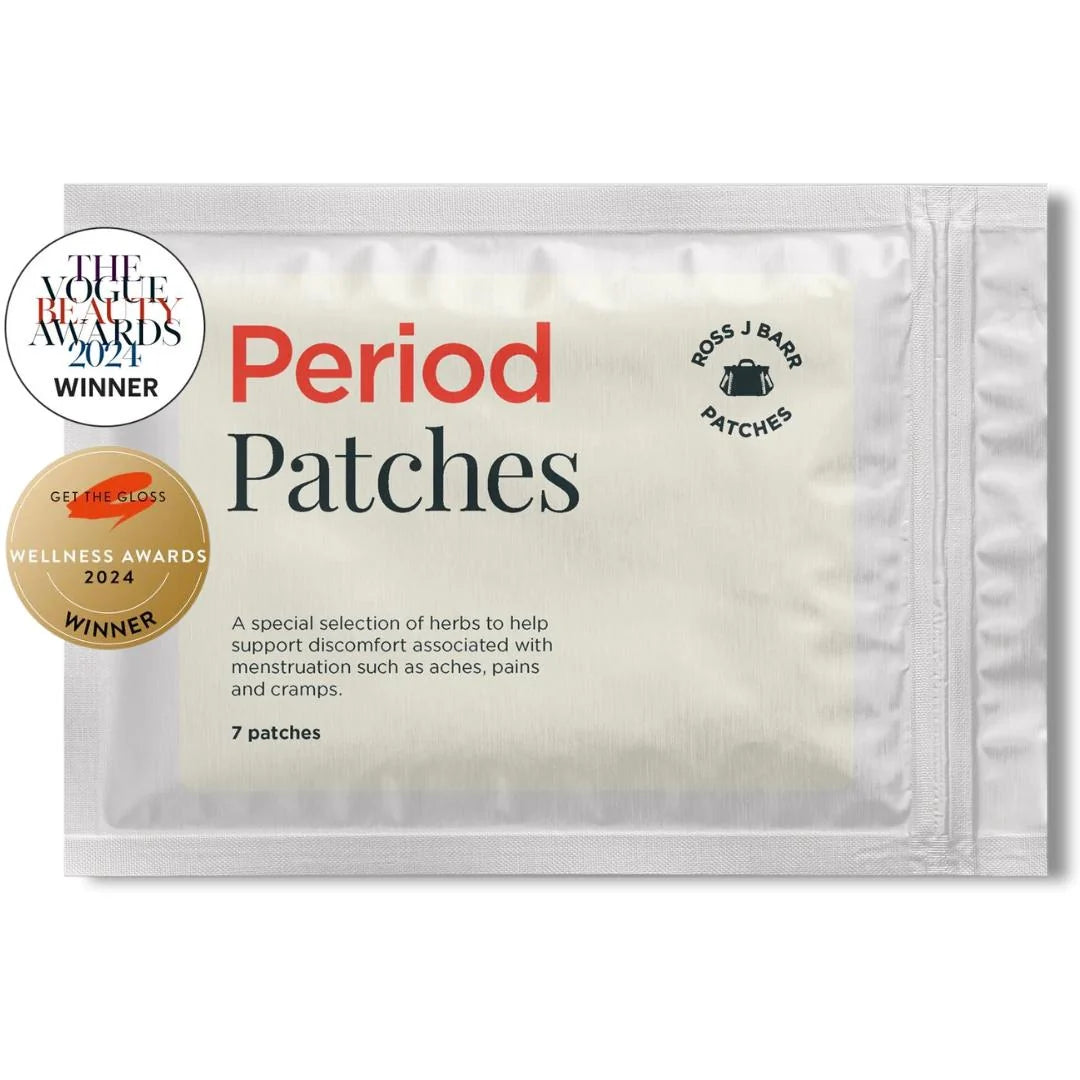 Ross J. Barr Period Patches 7 patches – front-of-pack product patch packet shot on white background