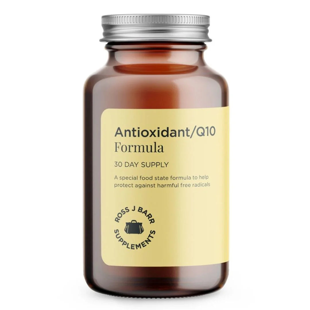 Ross J. Barr Antioxidant Q10 Formula 60 tablets – front-of-pack product bottle shot on white background