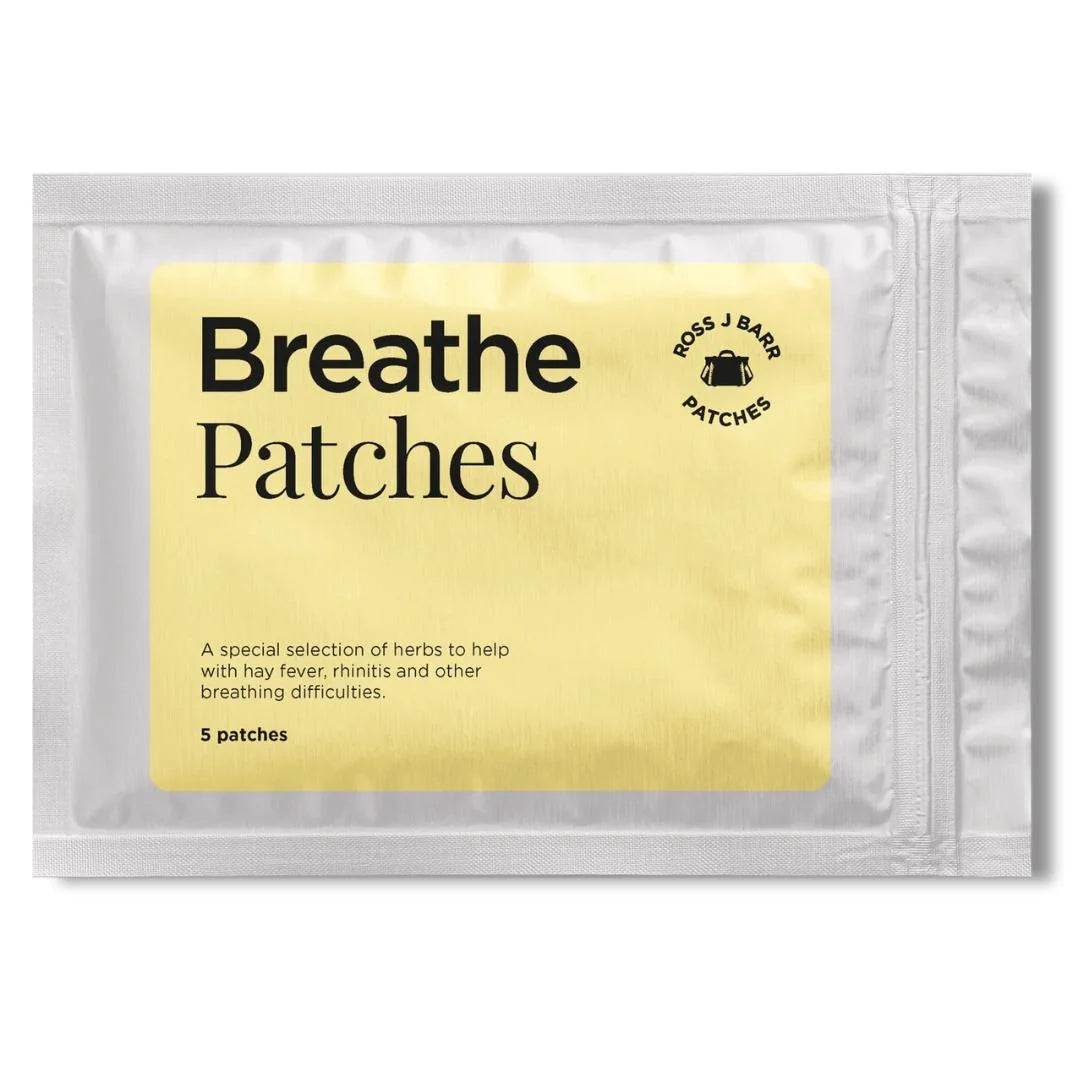 Ross J. Barr Breathe Patches 5 patches – front-of-pack product patch packet shot on white background