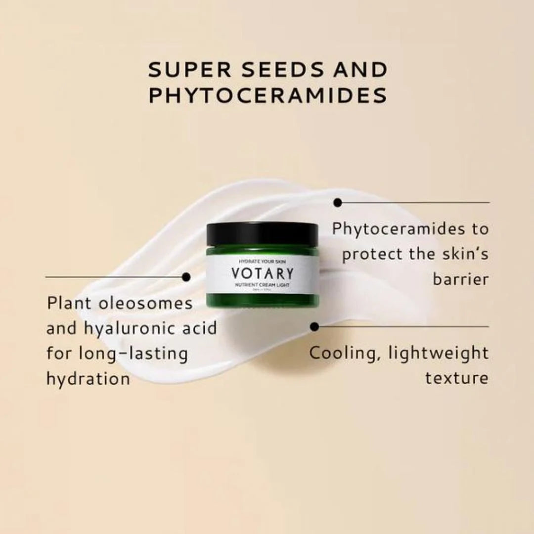 Votary Nutrient Light - Super Seed and Phytoceramides, 50ml