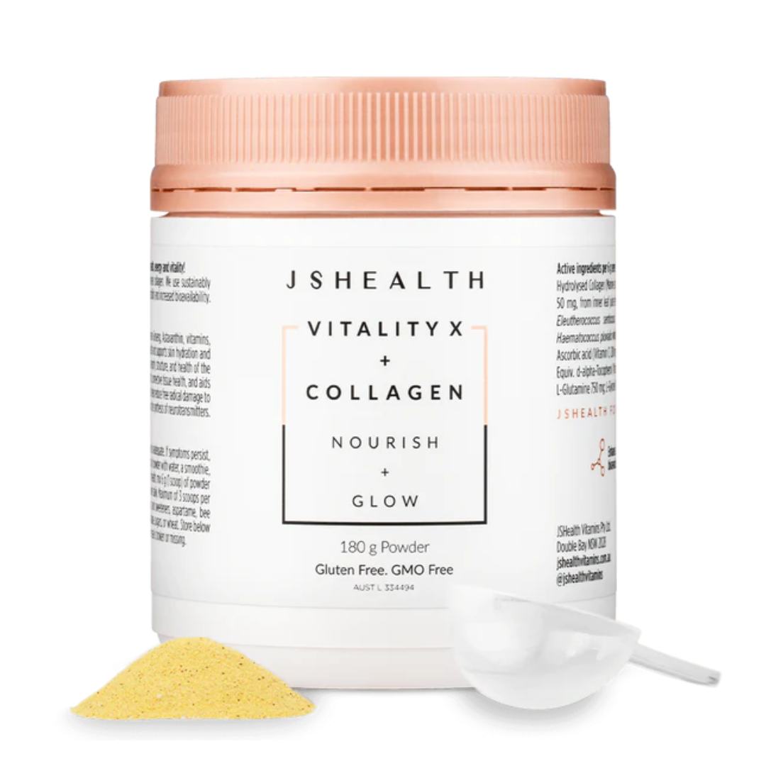 JSHealth Vitality X + Marine Collagen Powder - 180g
