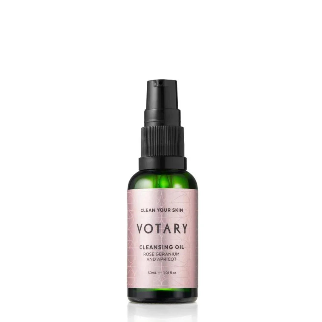 Votary Cleansing Oil - Rose Geranium & Apricot mini, 30ml