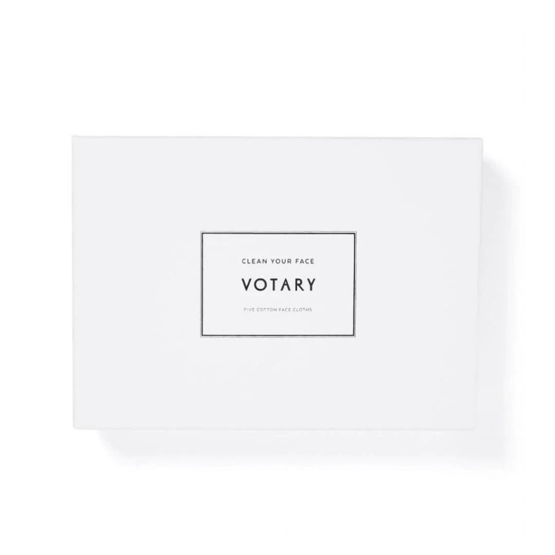 Votary Pack of 5 Cotton Face Cloths