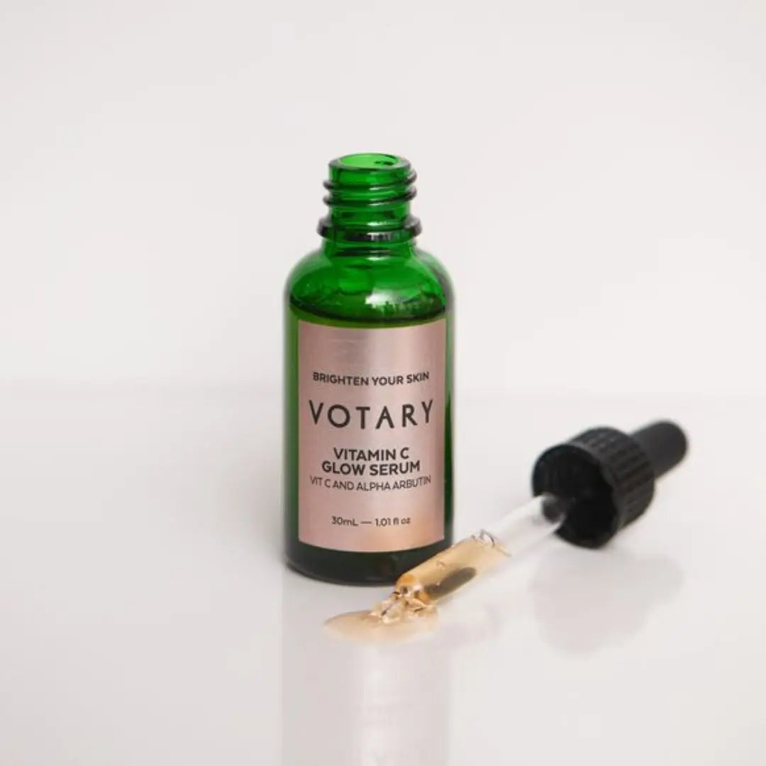 Votary Vitamin C Glow Serum - Niacinamide and Alpha Arbutin, 30ml