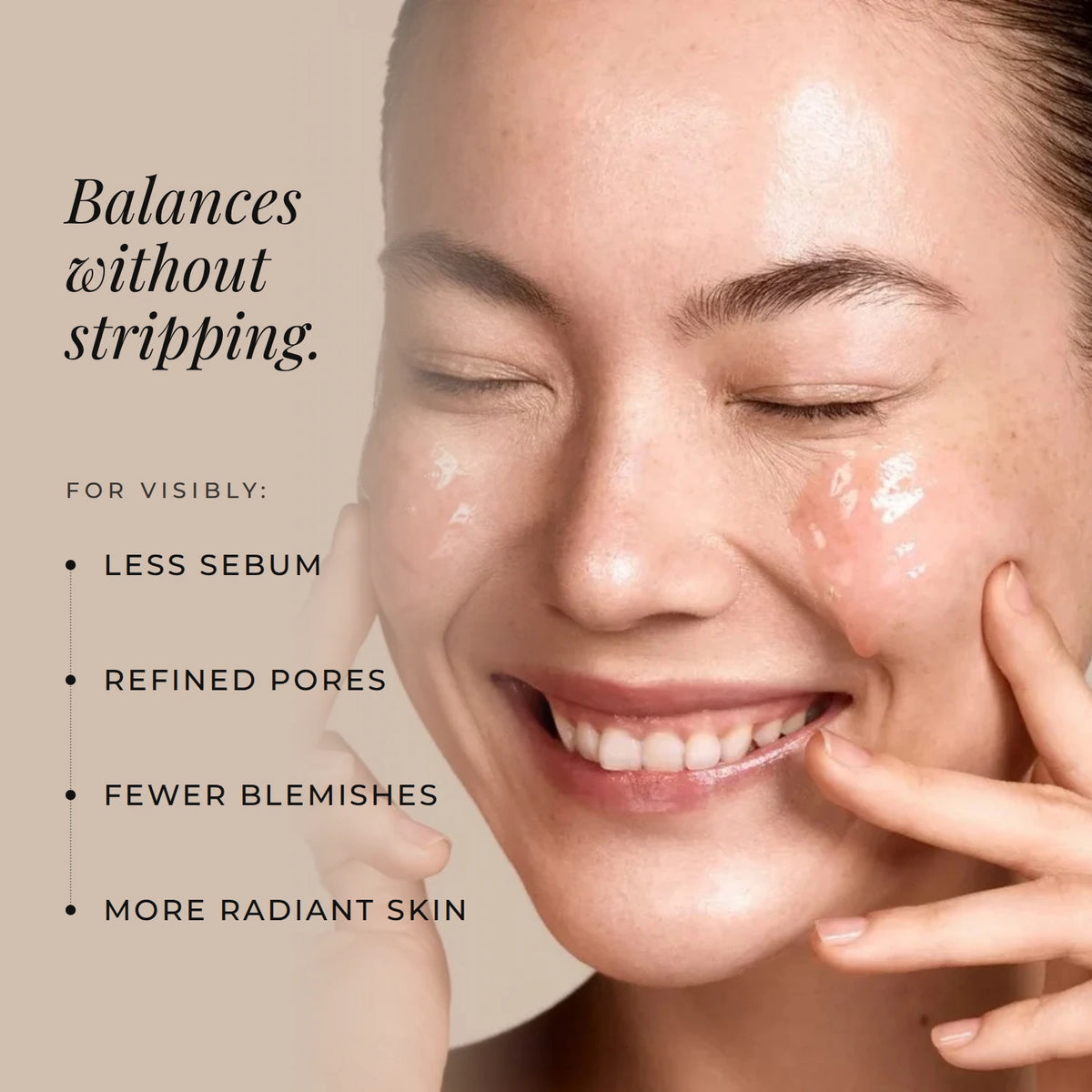 Zelens Power B Vitamin B Niacinamide Serum: balances without stripping, for visibly less sebum, refined pores, fewer blemishes and more radiant skin