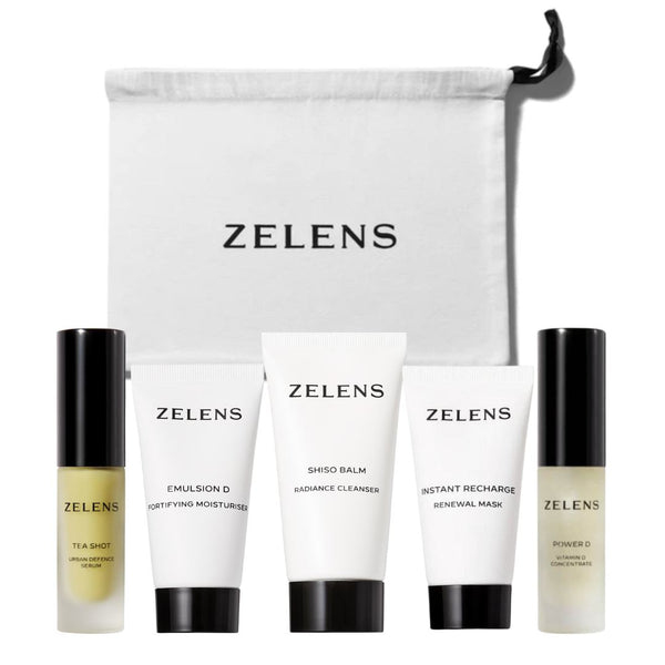 Zelens Travel Set with Instant Recharge Mask , 6 pieces