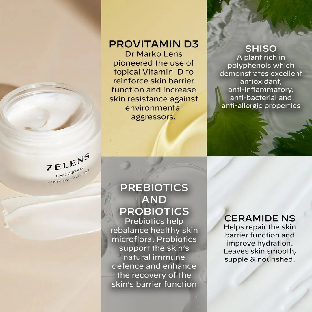 Zelens Emulsion D Fortifying Moisturiser, 50ml