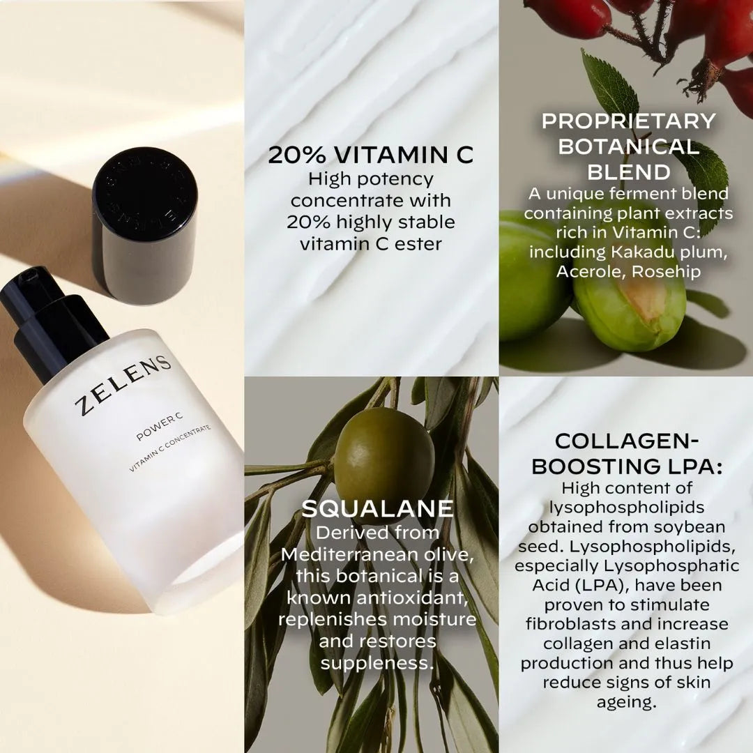 Zelens Power C - Collagen Boosting & Brightening Vitamin C Concentrate, 30ml