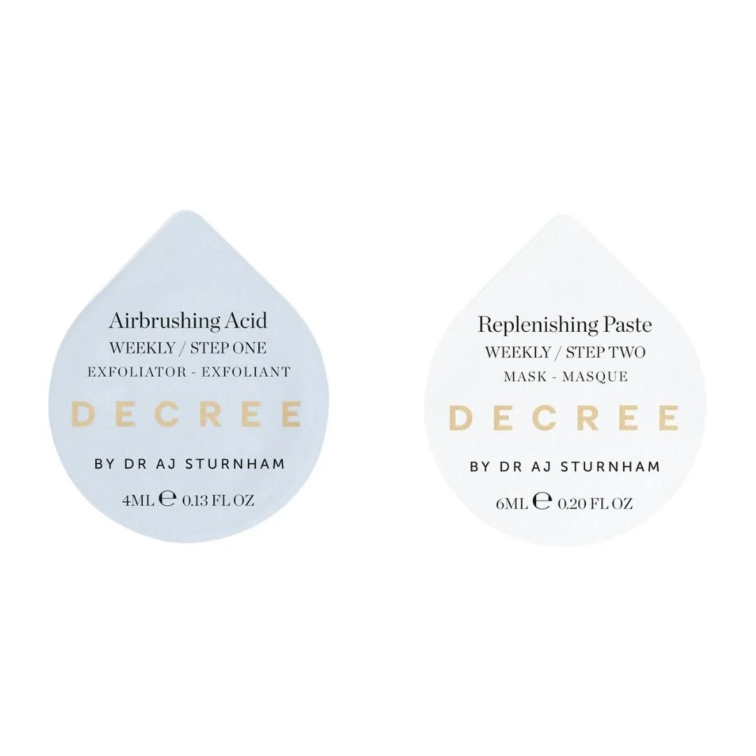 Decree Weekly - Airbrushing Resurfacing Exfoliation Acid + Replenishing Paste Mini