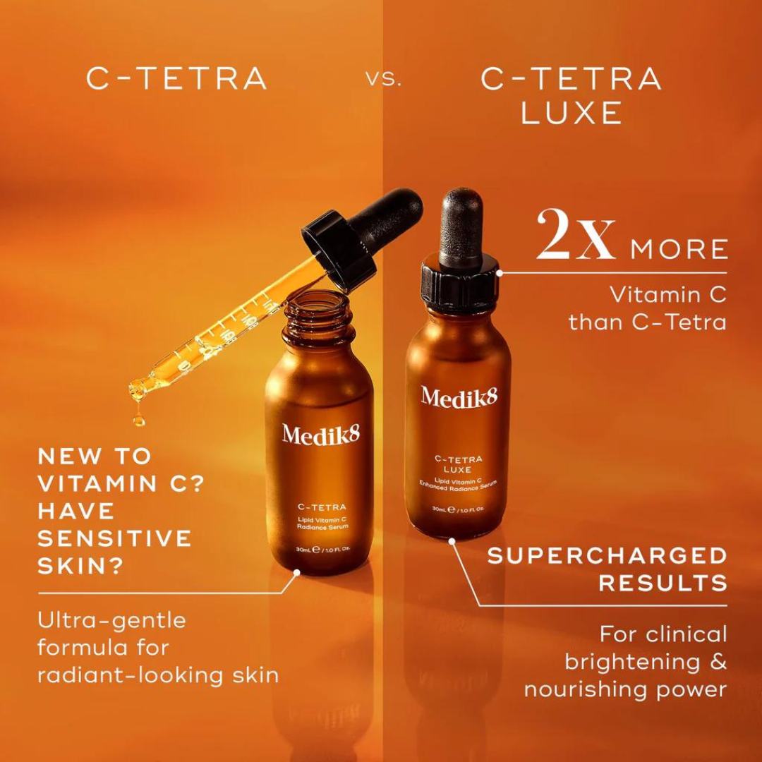 Medik8 C Tetra Luxe 14% Vitamin C Enhanced Radiance Serum, 30ml