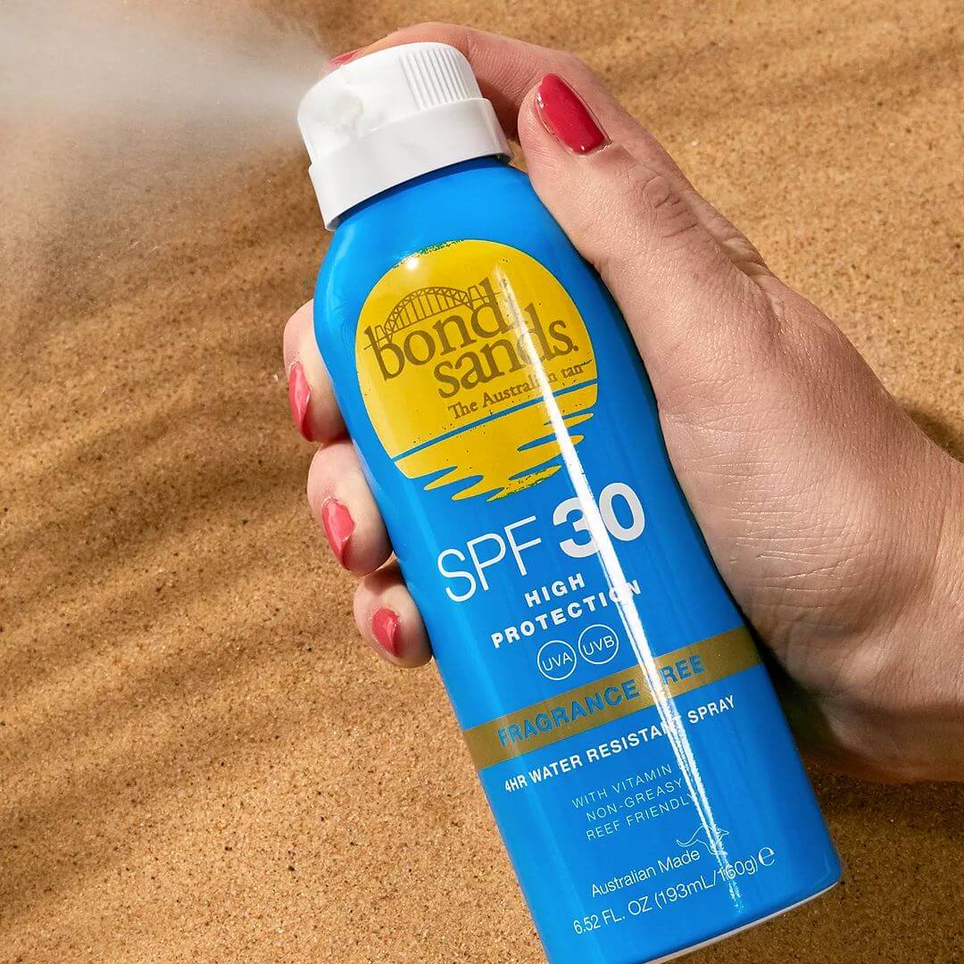 BS SPF 30 Fragrance Free Suncreen Spray