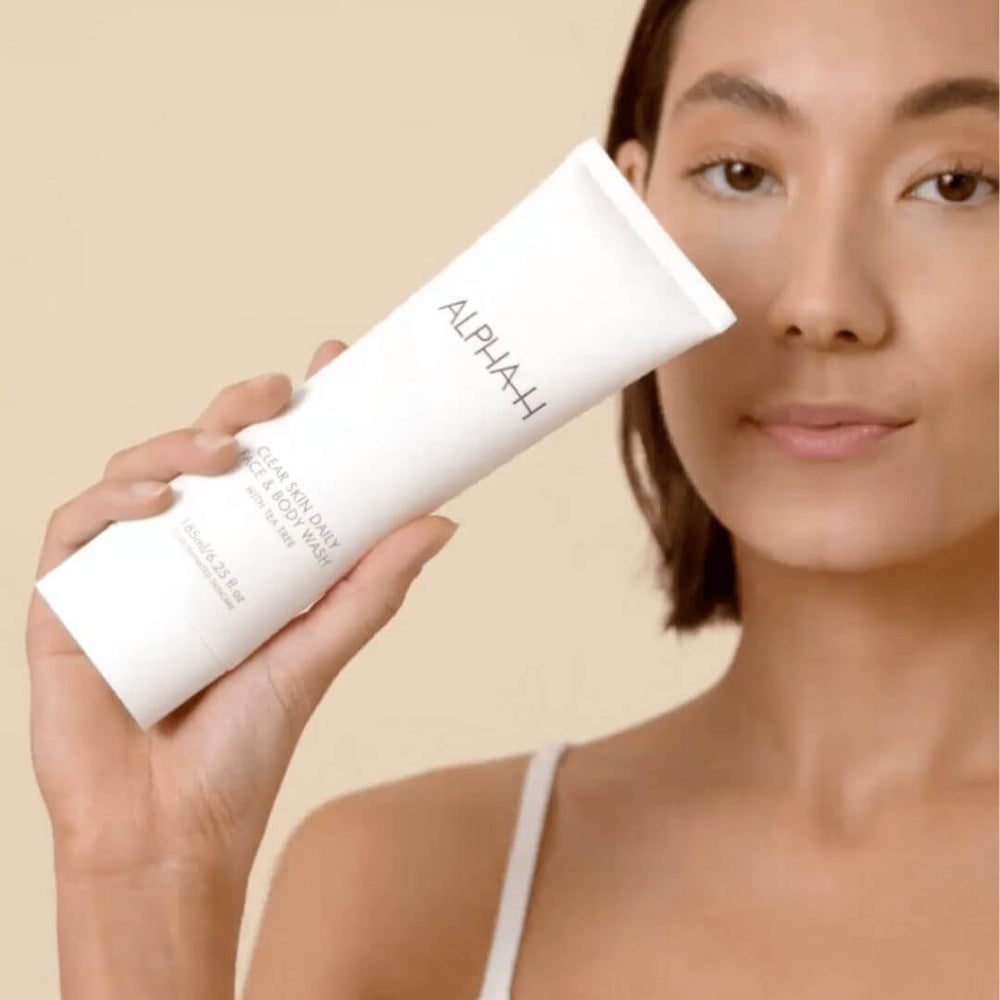 AlphaH Clear Skin Daily Face and Body Wash, 185ml