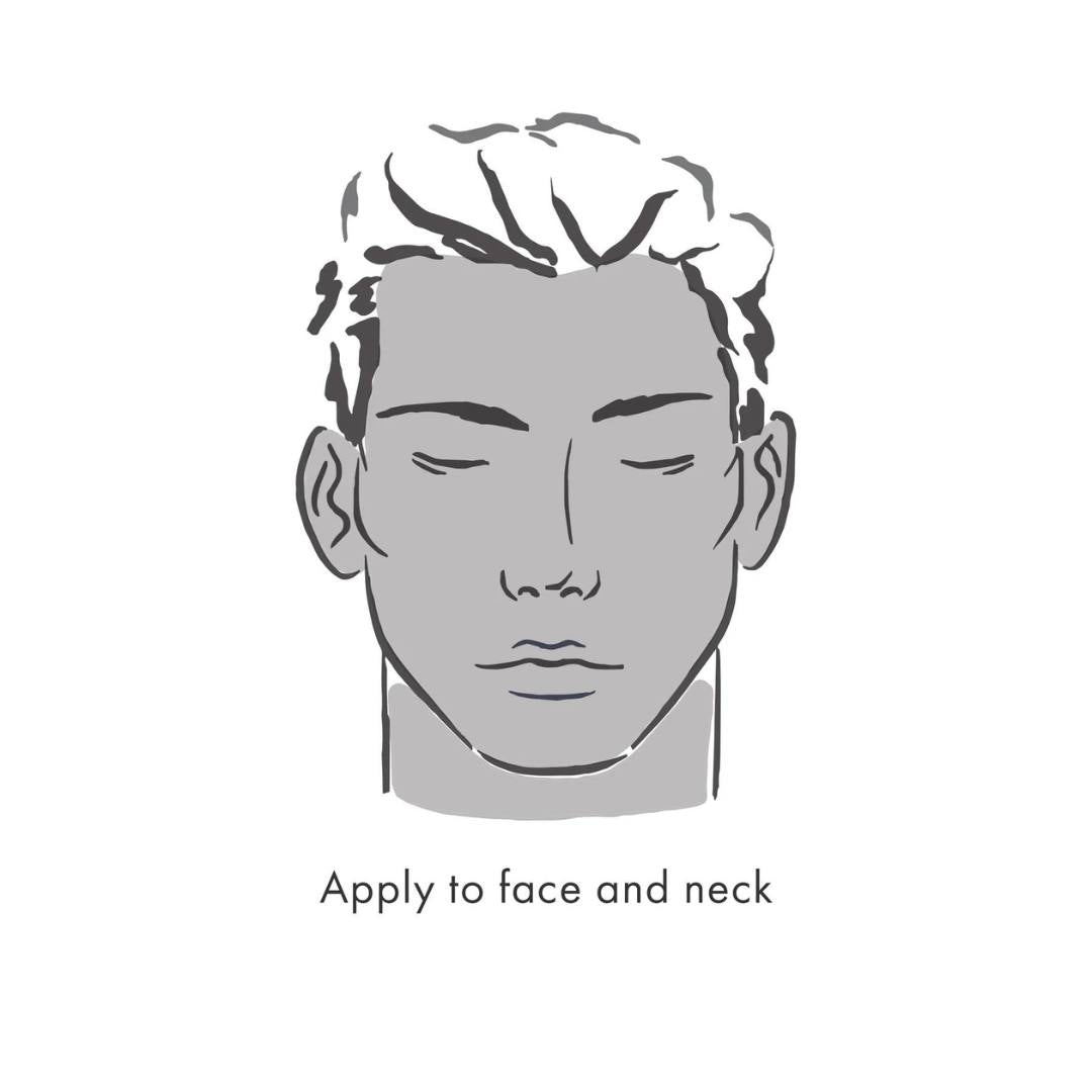 Male Face Mist Active Applied Area