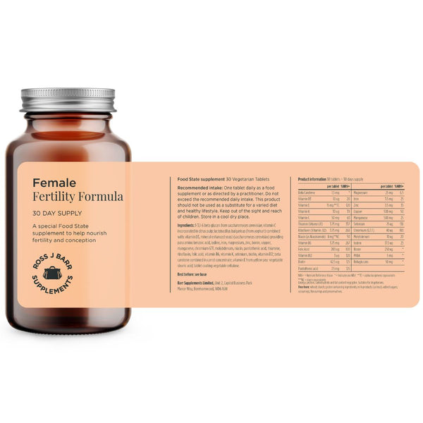Ross J Barr Female Fertility Formula Natural