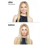 K18 Treatment Before and After Blonde Hair