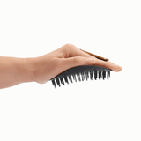 Manta Healthy Hair Brush Black Flexible 