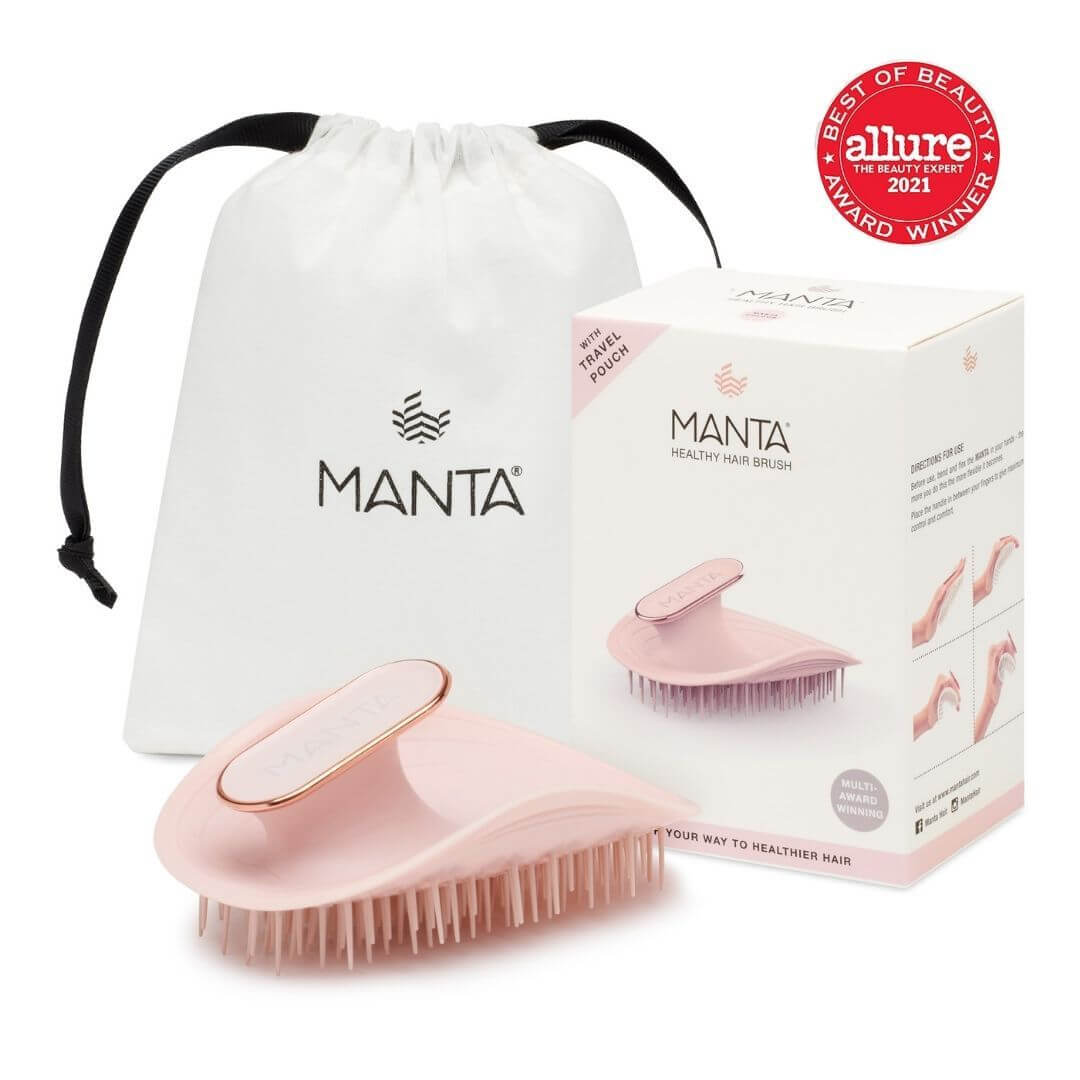 Manta Healthy Hair Brush Pink