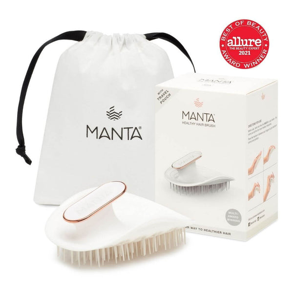 Manta Healthy Hair Brush White
