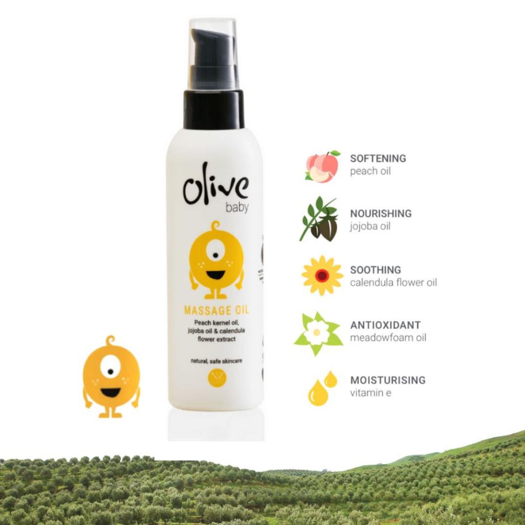 Olive Baby Massage Oil Benefits