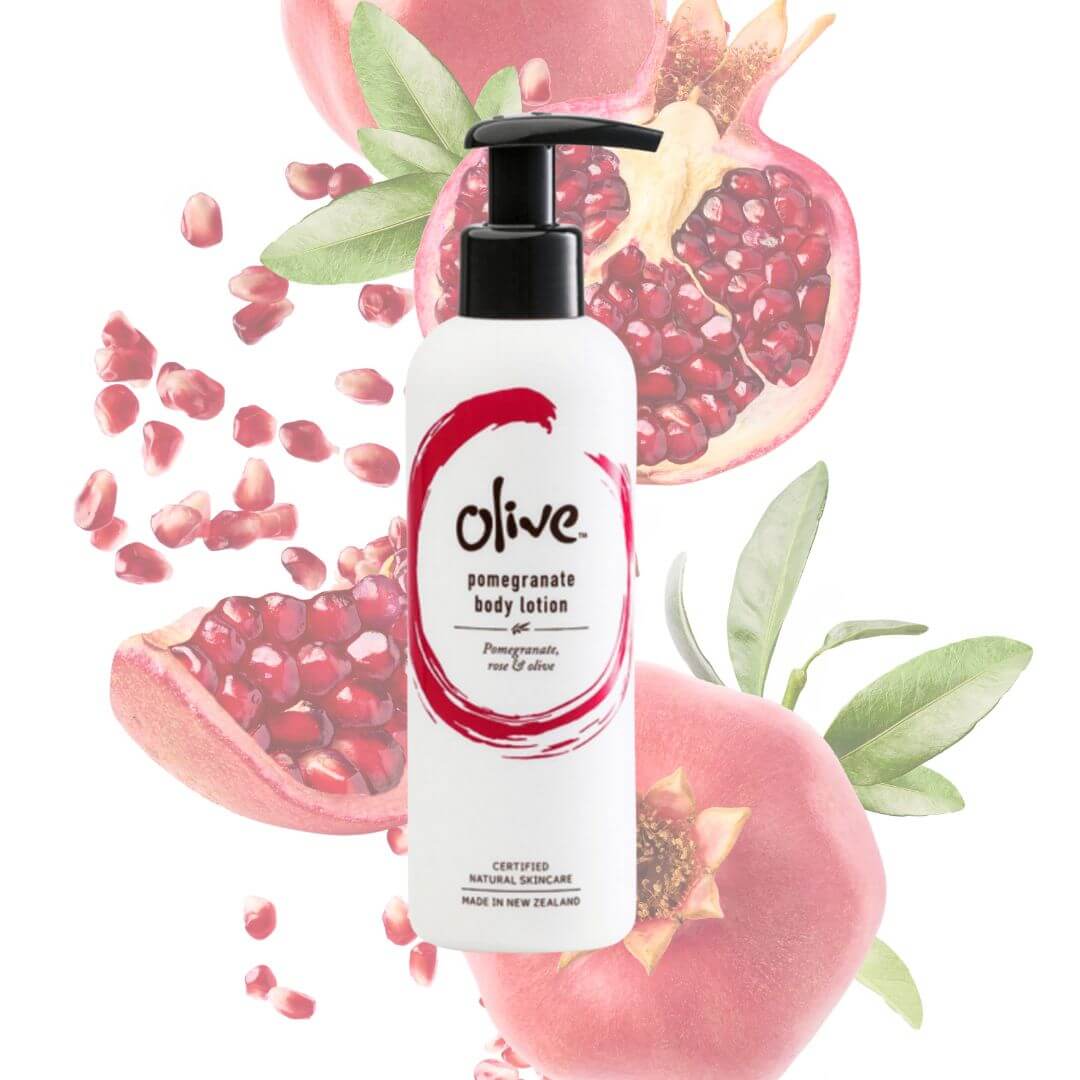 Pomegranate Body Lotion rose and Olive
